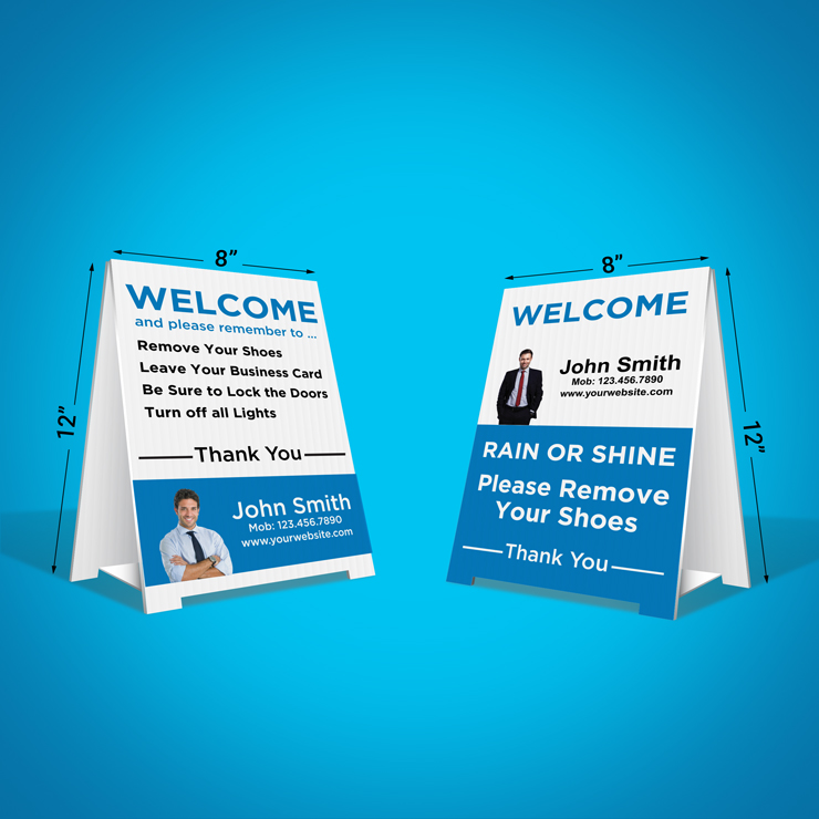 Custom Remove Shoes Signs - CIR Realty