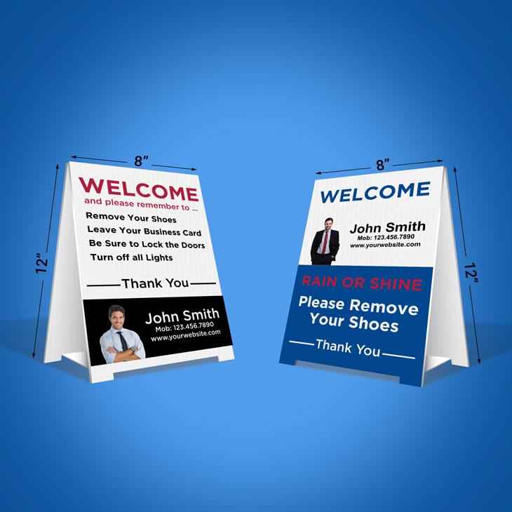 REMAX REALTRON Custom Remove Shoes Custom Remove Shoes Signs - REMAX REALTRON