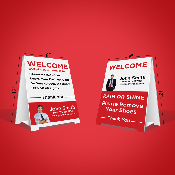 Kingsway Custom Remove Shoes Custom Remove Shoes Signs - Kingsway