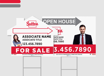 Directional Signs Standard (4mm) - Sutton