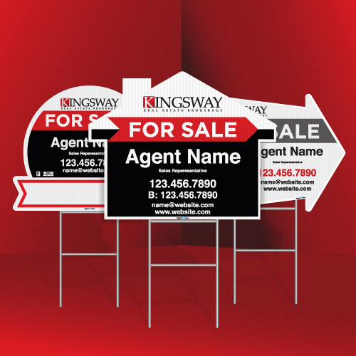 Kingsway Directional Signs (Shaped) Directional Signs (Shaped) - Kingsway