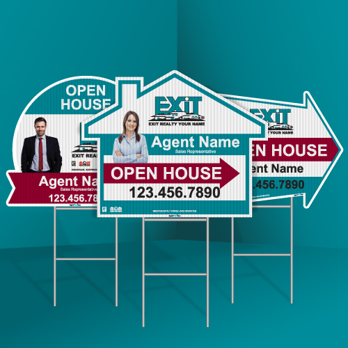 Directional Signs (Shaped) - Exit Realty
