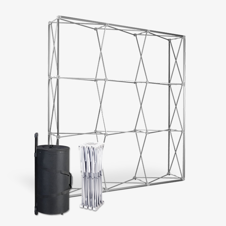 Fabric Pop-Up Straight Hardware