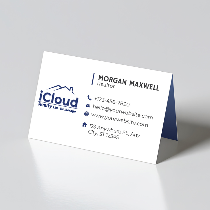 iCloud Realty Folded Business Cards