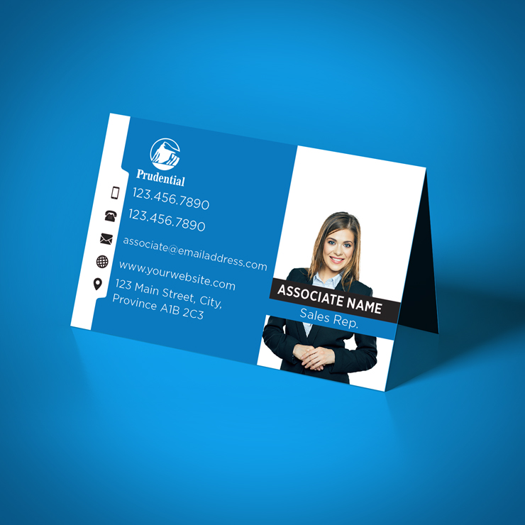 Prudential Folded Business Cards