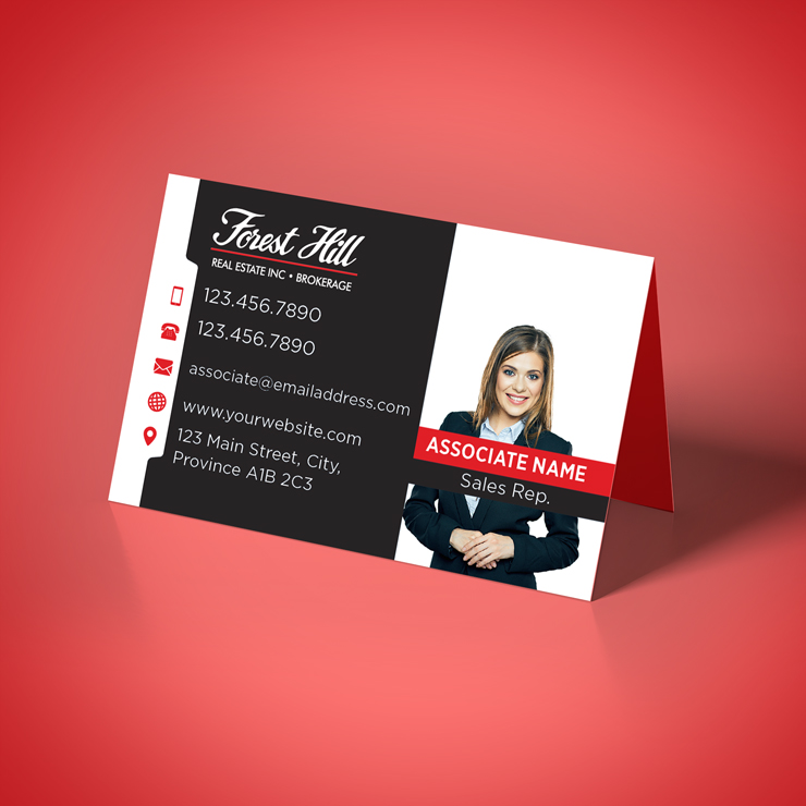 Forest Hill Folded Business Cards