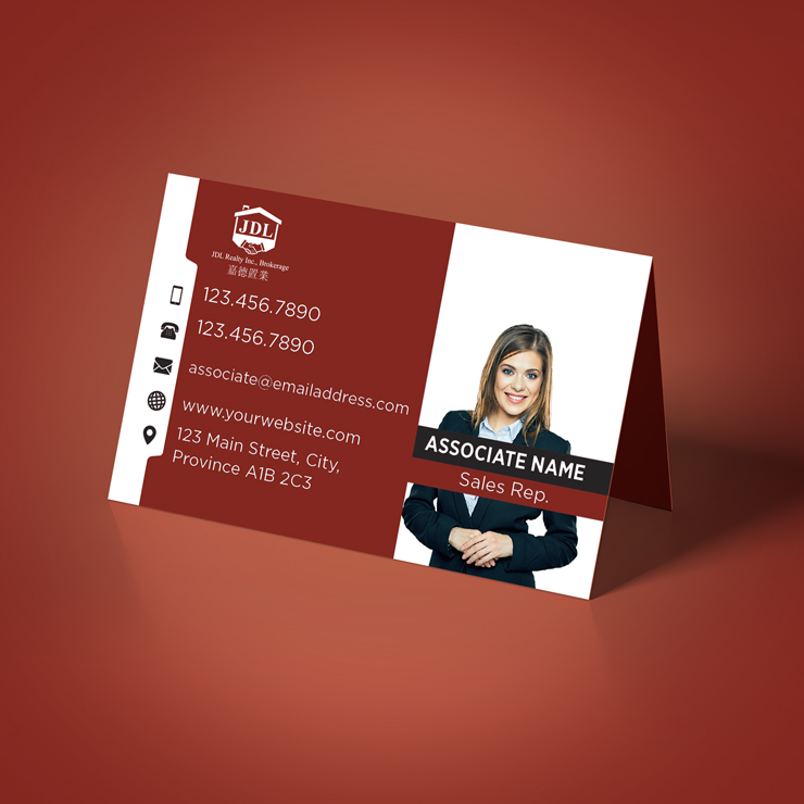 JDL Folded Business Cards