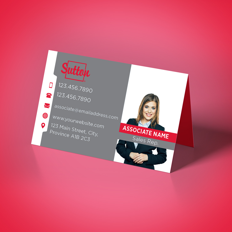 Sutton Folded Business Cards