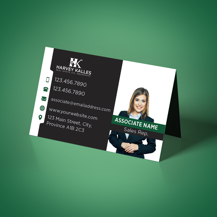 Harvey Kalles Real Estate Folded Business Cards