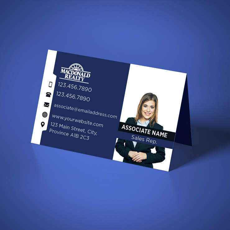 Macdonald Realty Folded Business Cards
