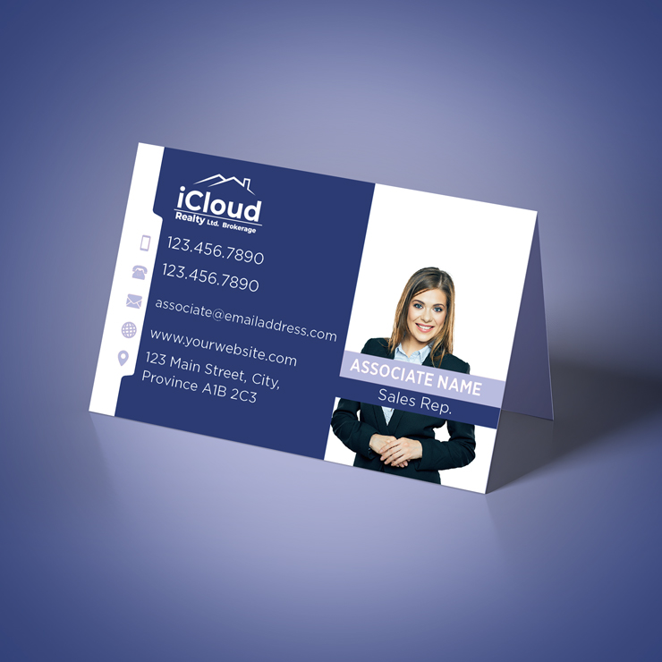 iCloud Realty Folded Business Cards