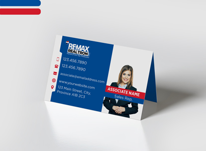 Folded Business Cards - REMAX REALTRON