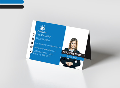 Folded Business Cards - Prudential