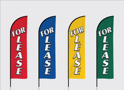 For Lease Stock Flags - ButterflyGP