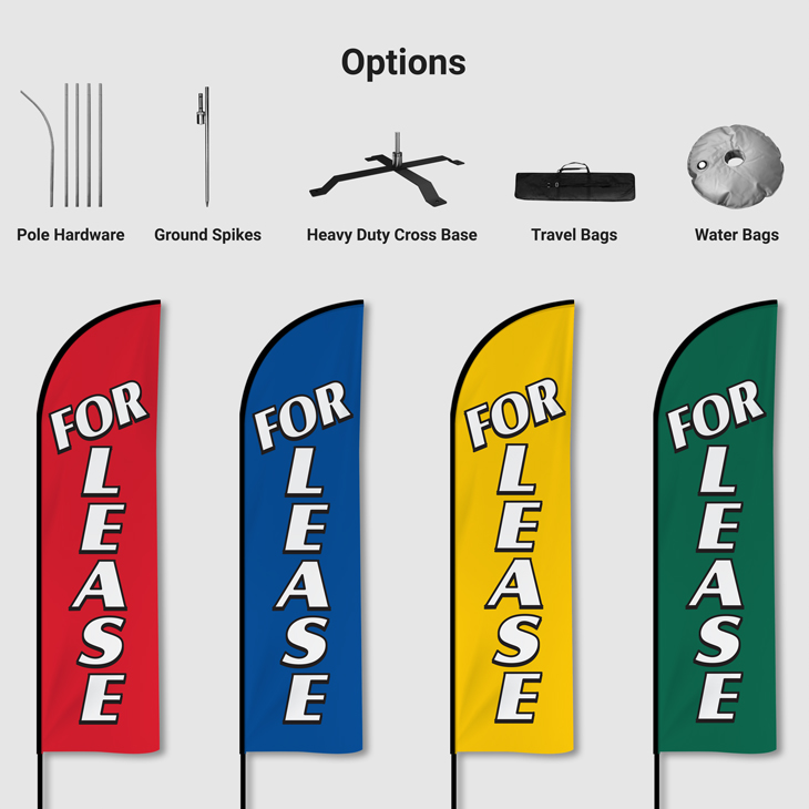 For Lease Stock Flags - ButterflyGP