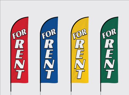 For Rent Stock Flags - ButterflyGp