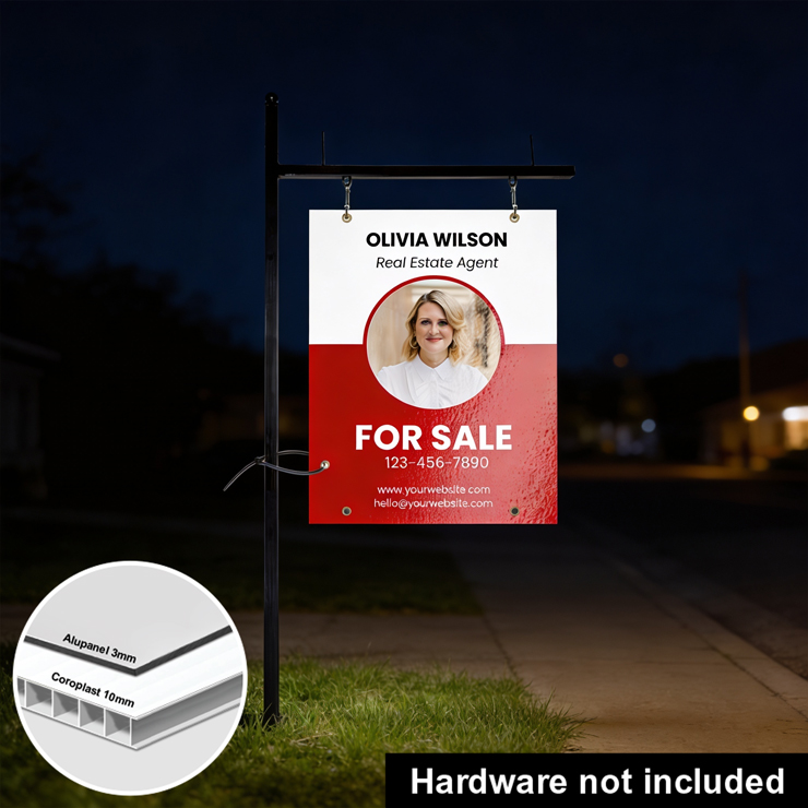 For Sale Signs Reflective