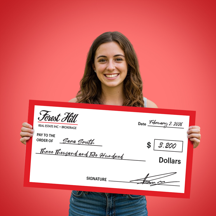Forest Hill Giant Cheques