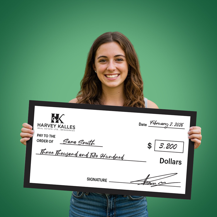 Harvey Kalles Real Estate Giant Cheques