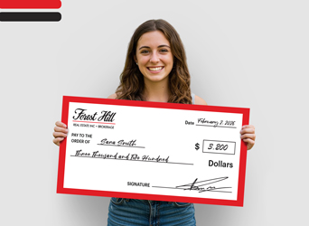 Forest Hill Giant Cheques