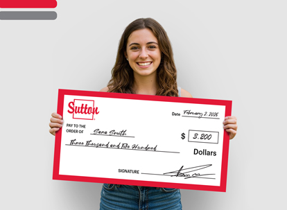 Sutton Giant Cheques