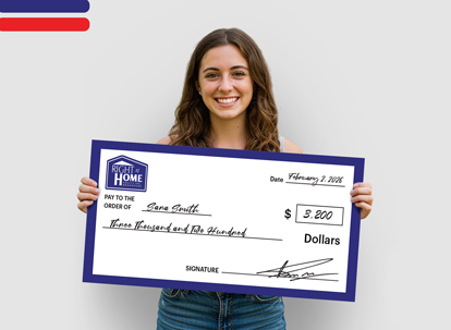 Right at Home Giant Cheques