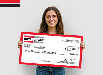 Royal LePage Giant Cheques
