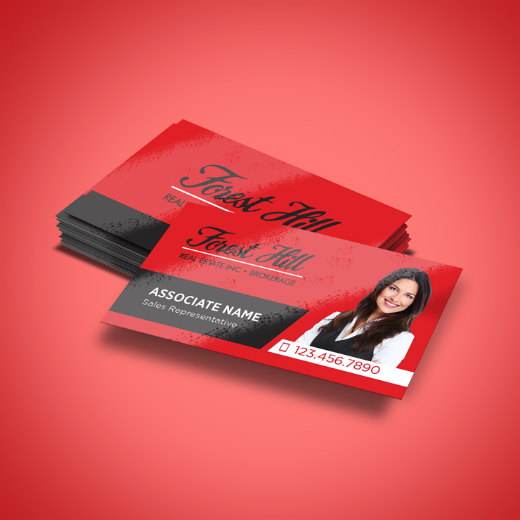 Forest Hill High Gloss UV Business Cards High Gloss UV Business Cards - Forest Hill
