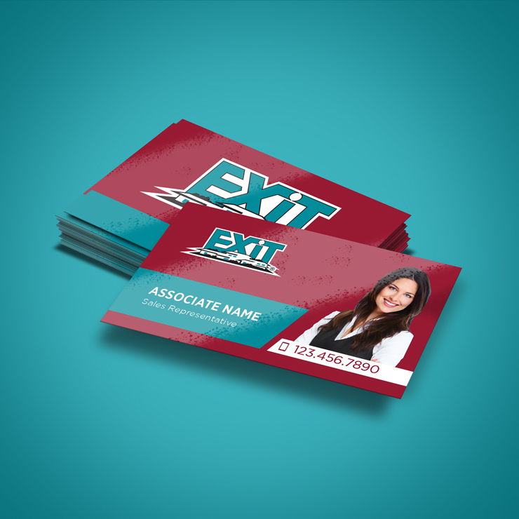 High Gloss UV Business Cards - Exit Realty