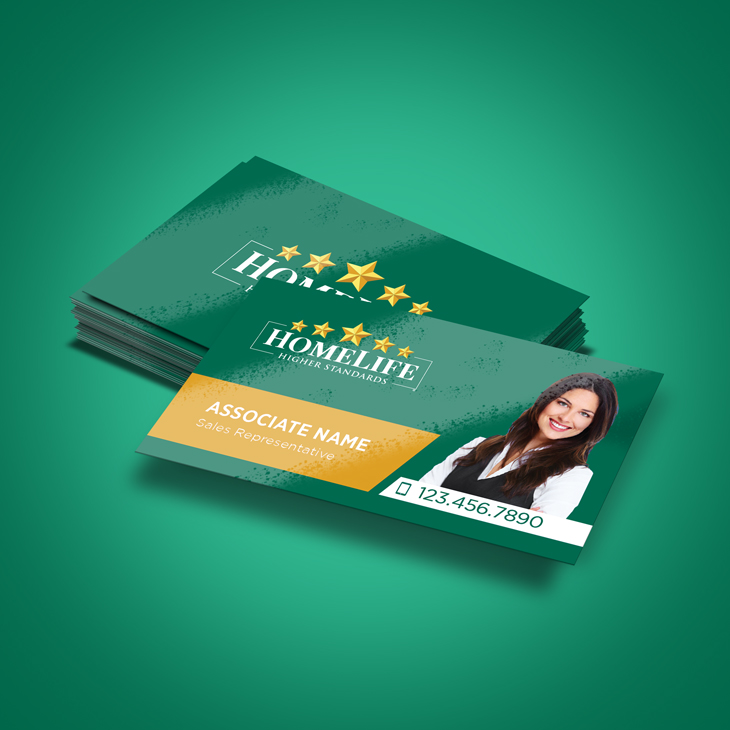 High Gloss UV Business Cards - HomeLife