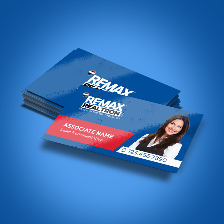 High Gloss UV Business Cards - REMAX REALTRON