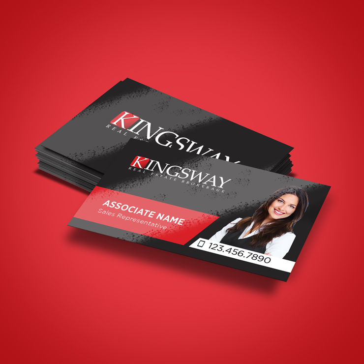 High Gloss UV Business Cards - Kingsway