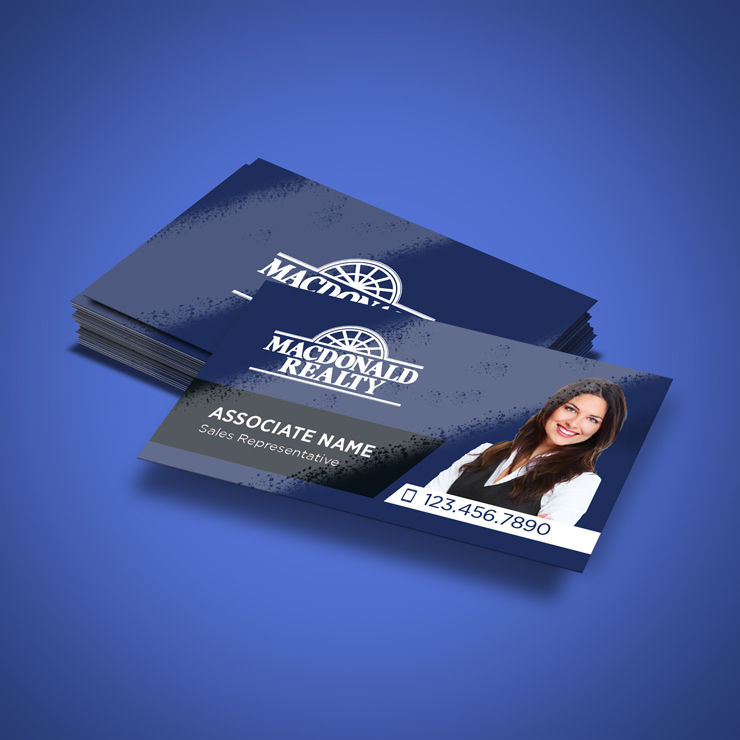 Macdonald Realty High Gloss UV Business Cards High Gloss UV Business Cards - Macdonald Realty