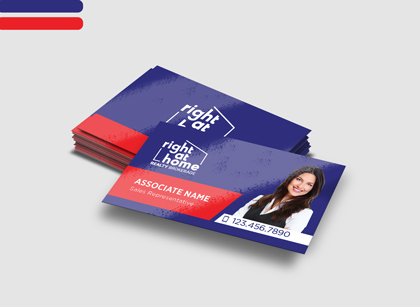 Right at Home High Gloss UV Business Cards High Gloss UV Business Cards - Right at Home