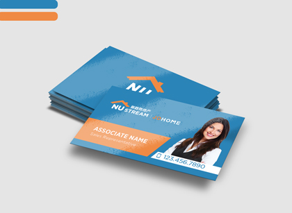 NU STREAM High Gloss UV Business Cards