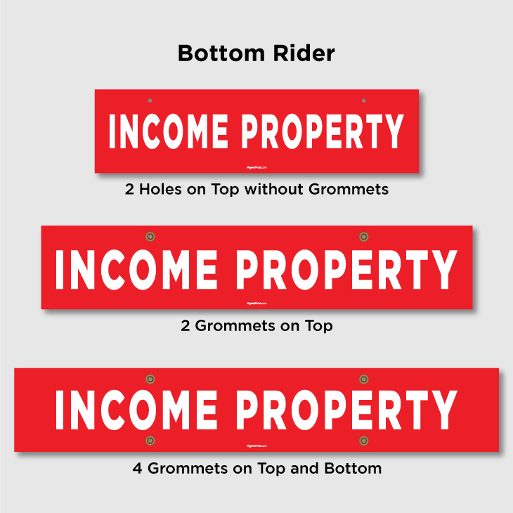 INCOME PROPERTY Riders