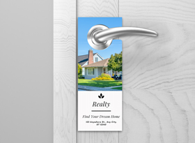 Matte Door hangers