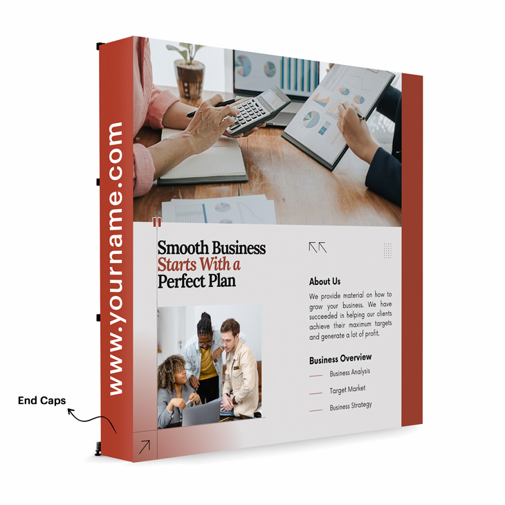 Straight Fabric Pop-Up Displays