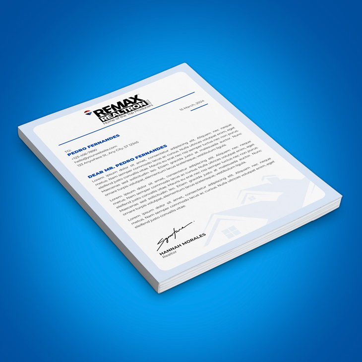 REMAX REALTRON Letterheads Letterheads - REMAX REALTRON