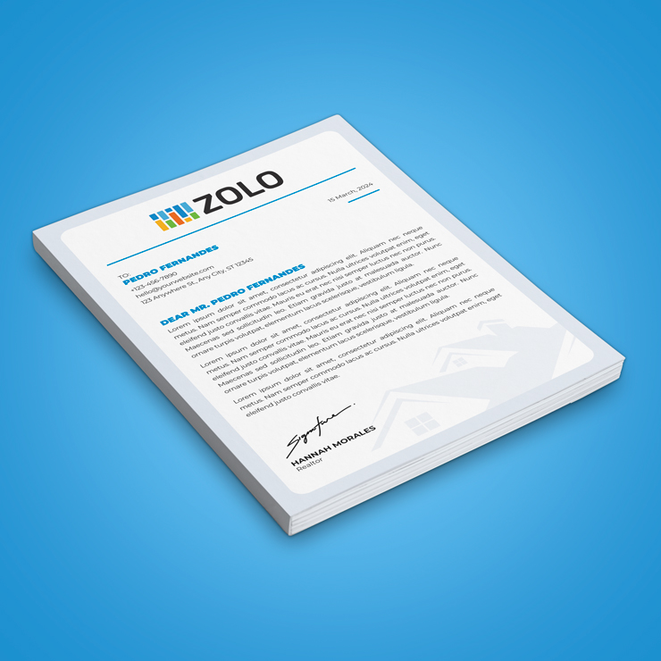 Zolo Letterheads Letterheads - Zolo