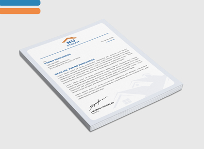 NU STREAM Letterheads