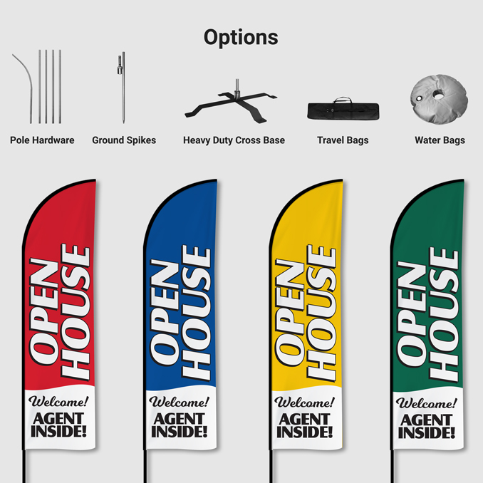 Open House Stock Flags - Agentprint
