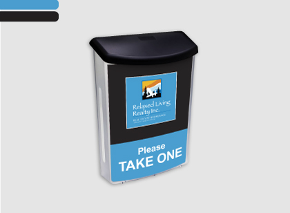 Outdoor Brochure Boxes Brochure Boxes - Relaxed Living Realty Inc.