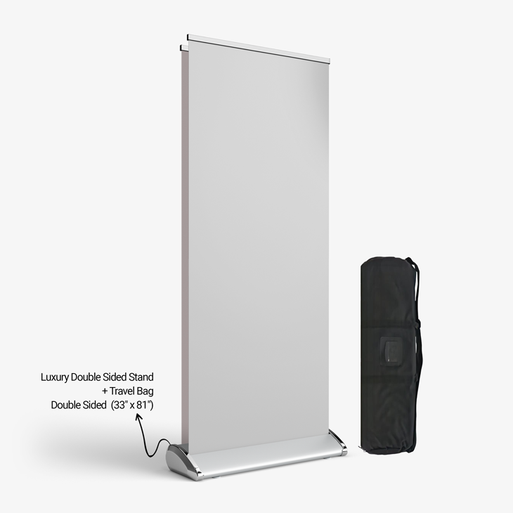 Premium Double Sided Pull-Up Stands Hardware