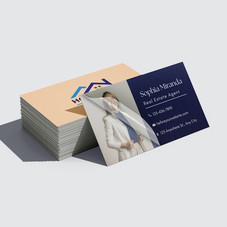 Premium Soft Touch Business Cards - Independent Realtor