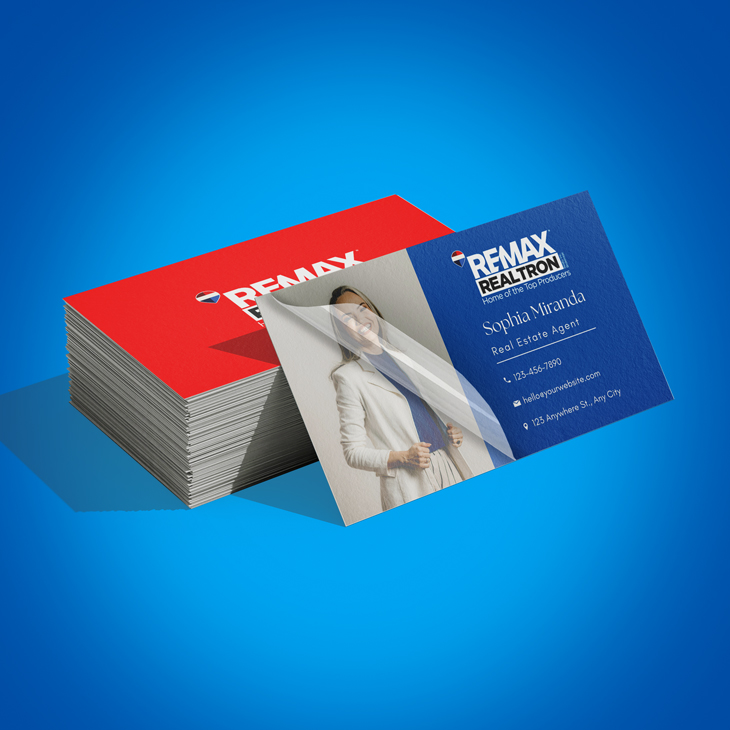 Premium Soft Touch Business Cards - REMAX REALTRON
