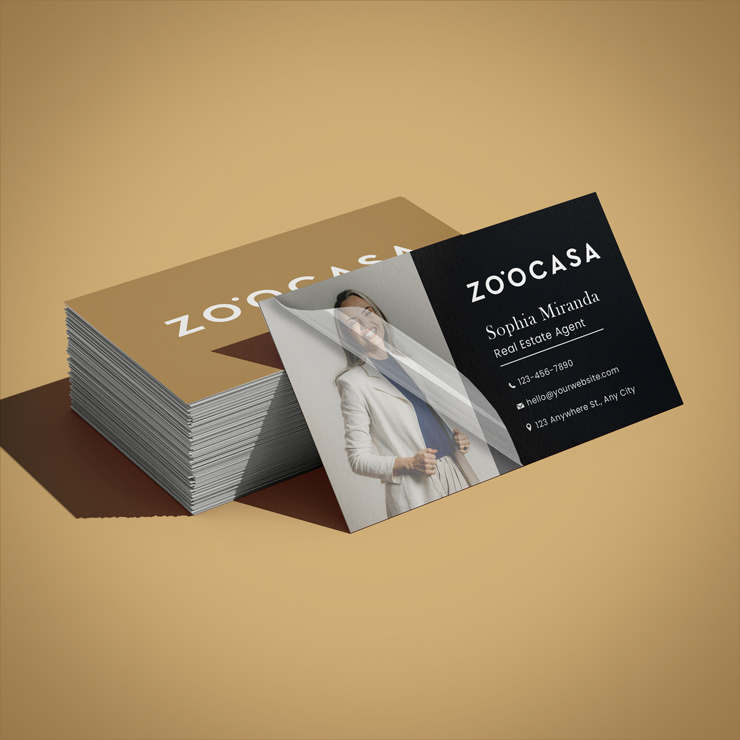 Zoocasa Premium Soft Touch Business Cards Premium Soft Touch Business Cards - Zoocasa