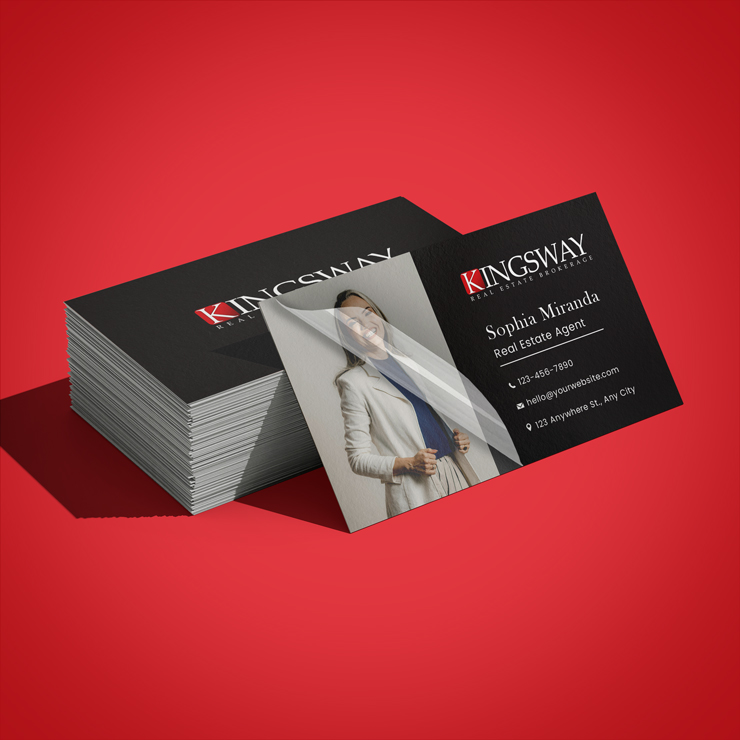 Kingsway Premium Soft Touch Business Cards Premium Soft Touch Business Cards - Kingsway