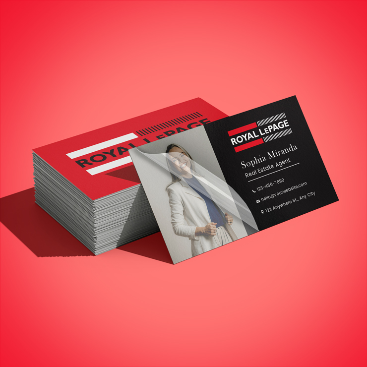 Premium Soft Touch Business Cards - Royal LePage