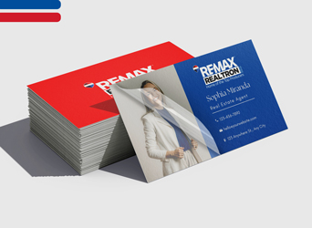 REMAX REALTRON Premium Soft Touch Business Cards Premium Soft Touch Business Cards - REMAX REALTRON
